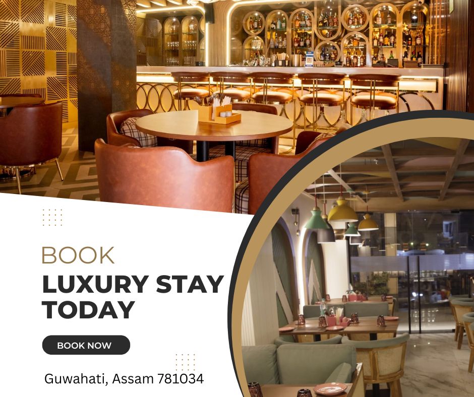 Luxury Hotel in Guwahati exterior view with modern design